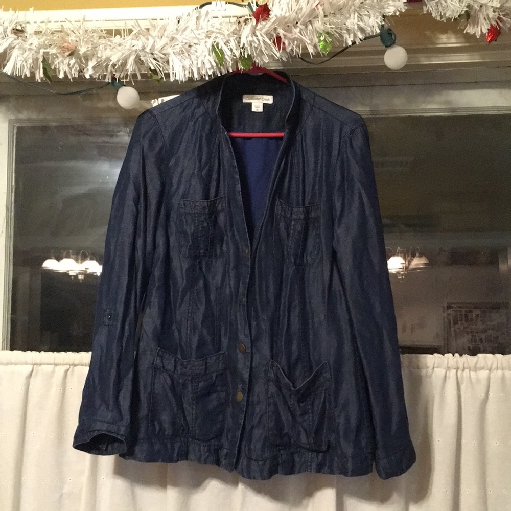3/$25🛍 Coldwater Creek Jeans Jacket | lightweight